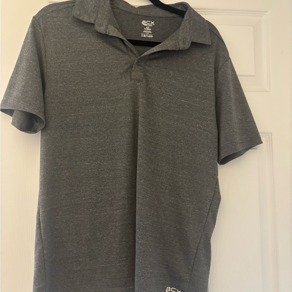 Active USA Charcoal Polo Shirt